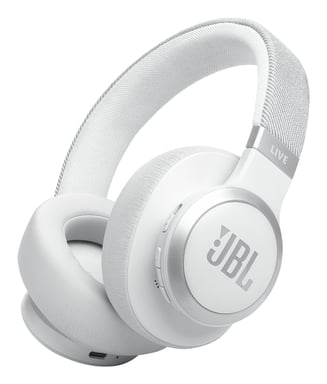 JBL Live 770NC Cuffie Bluetooth senza fili per chiamate/musica Bianco