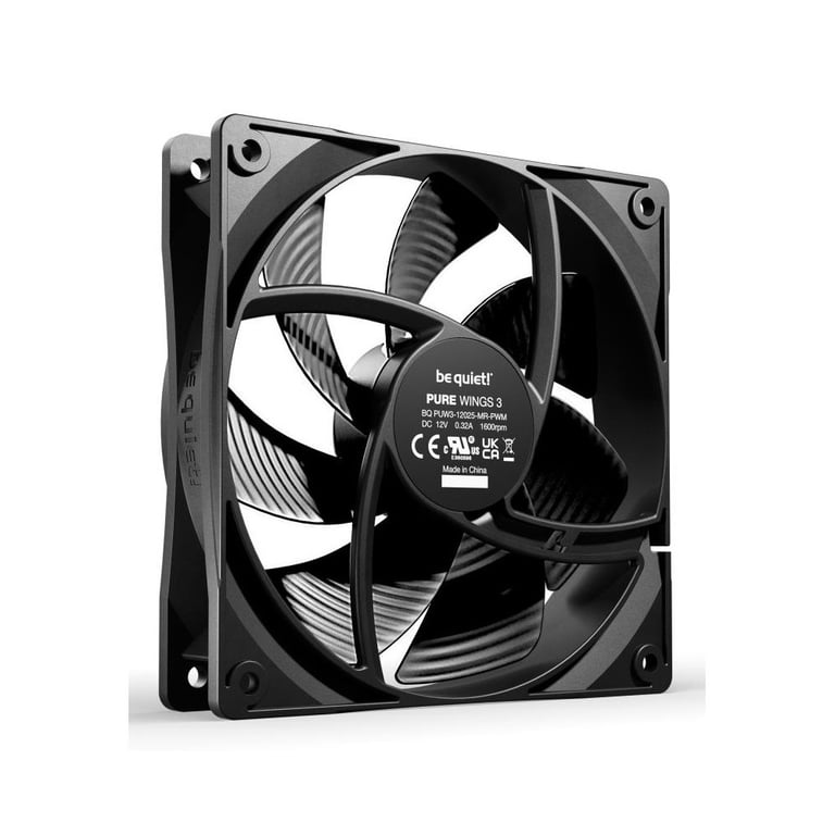 Ventilateur de boîtier be quiet! PURE WINGS 3 120 mm PWM Pack de 3 1600 trmin - vue 2