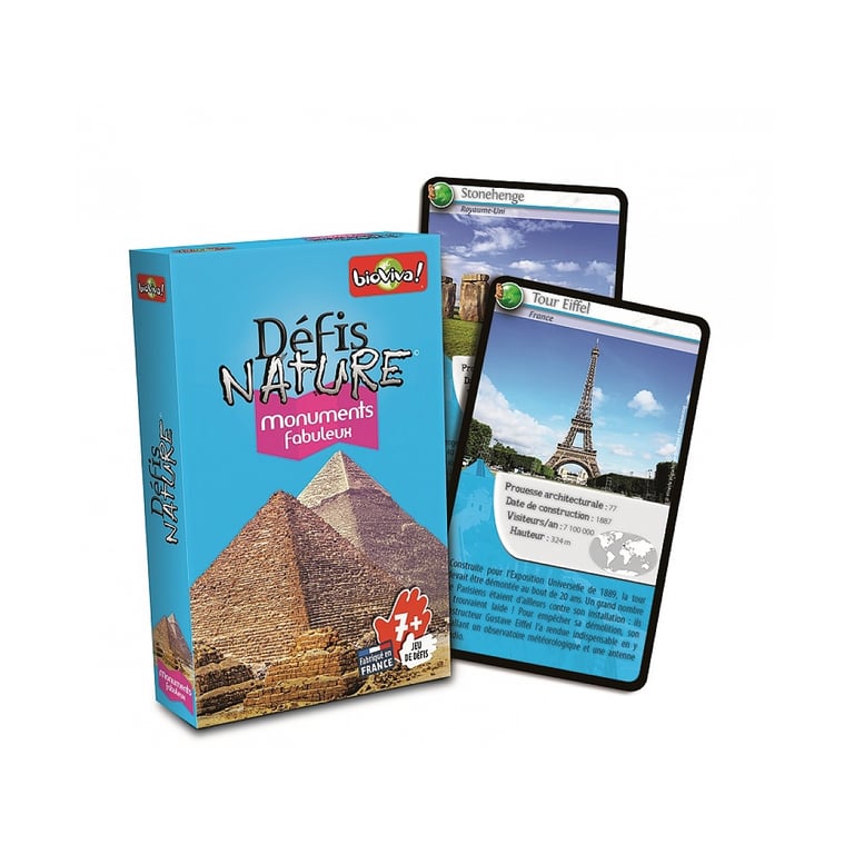 Défis Nature : Monuments Fabuleux - Jeu Éducatif Amusant - Neuf