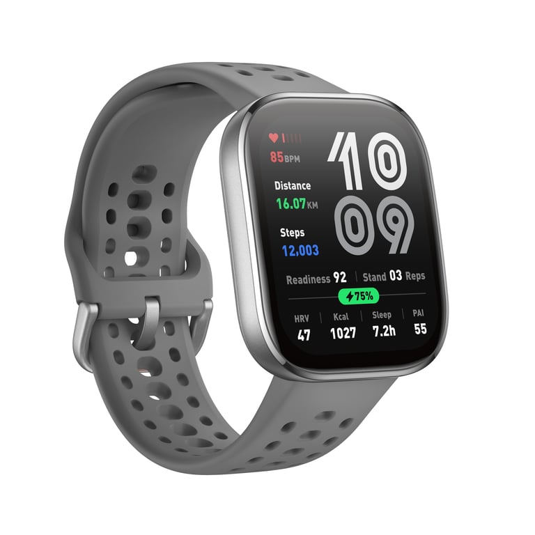 Amazfit Bip 6 - Boitier de 46 mm Bluetooth, Gris - Neuf