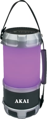 Akai ABTS-S38 haut-parleur portable et de fête Noir, Argent 14 W