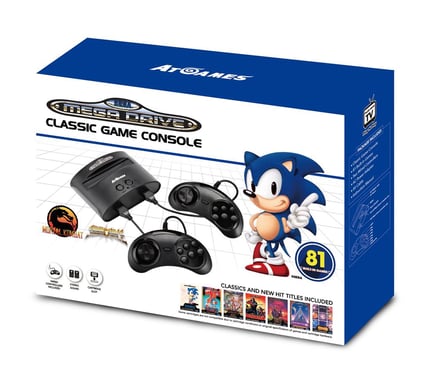 Consola retro Sega Megadrive + 81 juegos