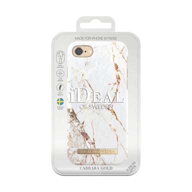 Custodia per Apple iPhone 6/7/8/SE/SE22 Fashion Carrara Model motivo marmorizzato