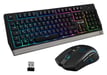 G-Lab Tungsten Keyboard Combo Wireless FR Mouse incluso +USB AZERTY Francese Nero