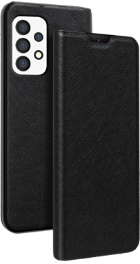 BigBen Connected Funda con cierre para Galaxy A53 5G Folio con tarjetero y soporte para vídeos Negro
