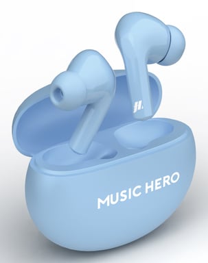 SBS TWS X-BEAT Casque True Wireless Stereo (TWS) Ecouteurs Appels/Musique Bluetooth Bleu clair