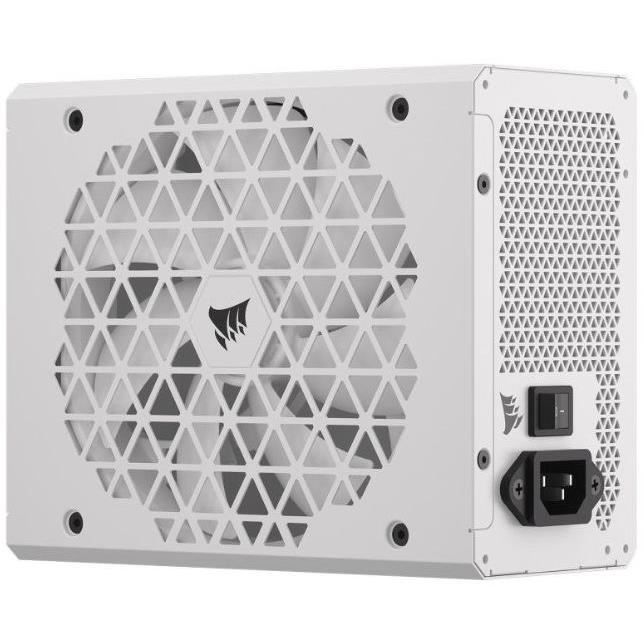 CORSAIR - Bloc d'alimentation - RM1200x Shift White Cybenetics - ATX entierement modulaire - Certifié Gold 80 Plus - 1200 watts - Neuf