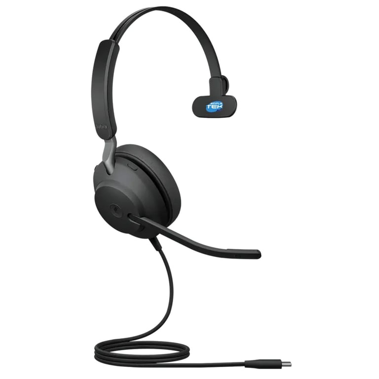 Casque Jabra Evolve2 40 MS Mono – Filaire, Bureau/Centre d'appels, USB Type-C, Bluetooth - vue 3