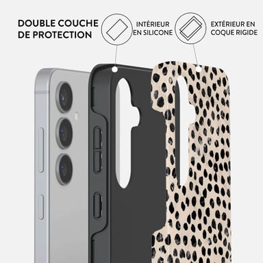 Burga Funda para Galaxy S24 Tough A prueba de golpes Modelo Almond Latte Beige