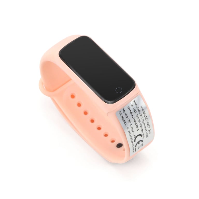 INF Bracelet d'activité avec moniteur de pouls, d'oxygène sanguin et podomètre Rose - vue 3