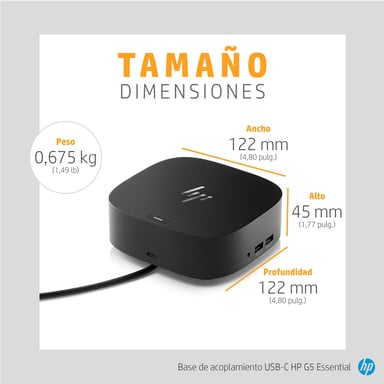 HP Station d'accueil USB-C G5 Essential