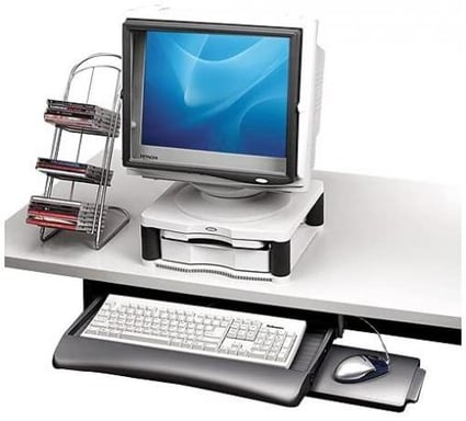 Fellowes UnderDesk Keyboard Manager Mouse Keyboard Drawer (Gris)