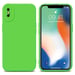 Coque pour Apple iPhone XS MAX en FLUID VERT Housse de protection Étui en silicone TPU flexible