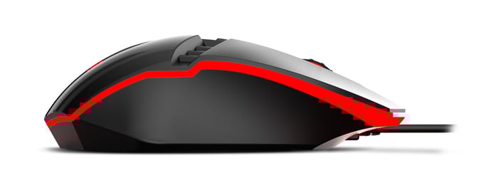 Krom Kalax ratón Juego mano derecha USB tipo A Óptico 3200 DPI