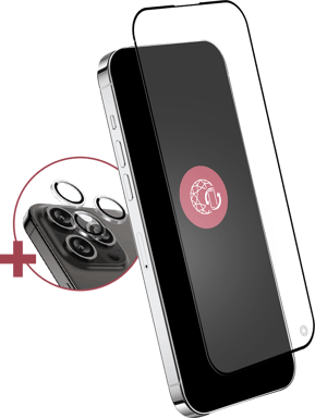 Pack Protège-écran iPhone 16 Pro Max 2.5D Original + 2 Protège Lentilles + Garantie à vie - Certifié GRS Force Glass