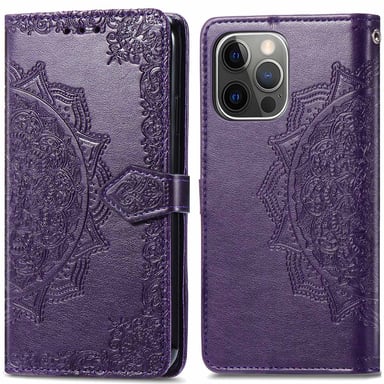 imoshion Etui de télephone Mandala pour Apple iPhone 13 Pro - Violet