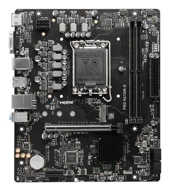 MSI PRO H610M-E carte mère Intel H610 LGA 1700 micro ATX