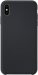 Custodia morbida in silicone gel per Apple iPhone XS Max, nero satinato