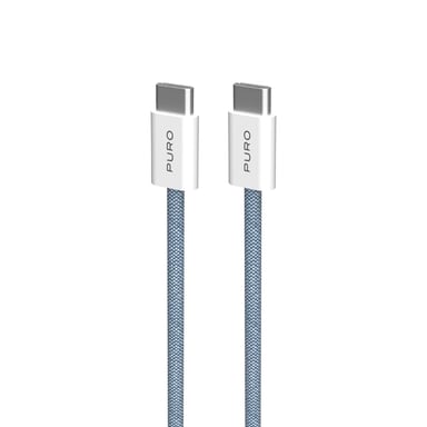 PURO PUCCCFABK415MTBLUE cable USB USB 2.0 1,5 m USB C Azul