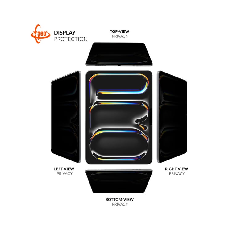 EIGER Mountain Glass Verre Trempe Premium Asahi 2.5d Privacy 360° pour Apple Ipad Air 11 2024 Neuf - vue 2