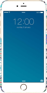 IDEAL OF SWEDEN Funda para iPhone 6 Plus/7 Plus/8 Plus Fashion Modelo Mosaico Multicolor