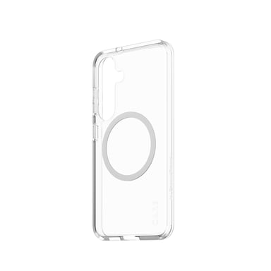 PanzerGlass CARE™ by ® Urban Combat Case Transparent w. White Qi Compatible Samsung Galaxy S25 coque de protection pour téléphones portables Housse Samsung Samsung - Galaxy S25