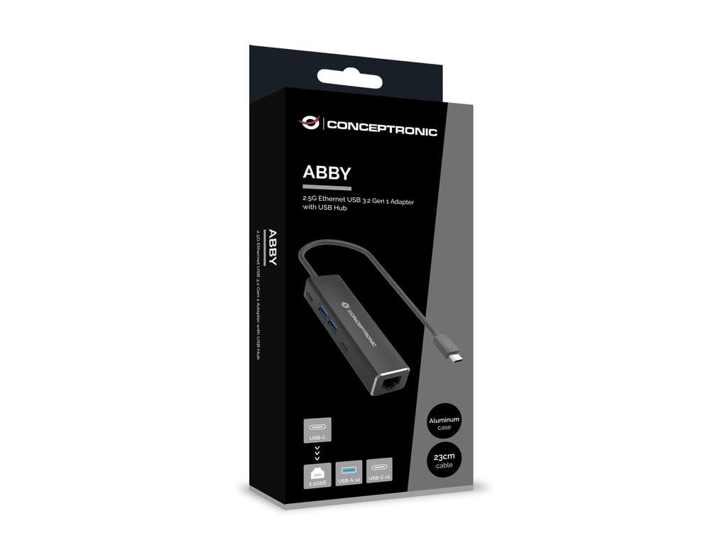 Conceptronic ABBY14B station d'accueil Avec fil USB 3.2 Gen 1 3.1 Gen 1 Type C Neuf - vue 2