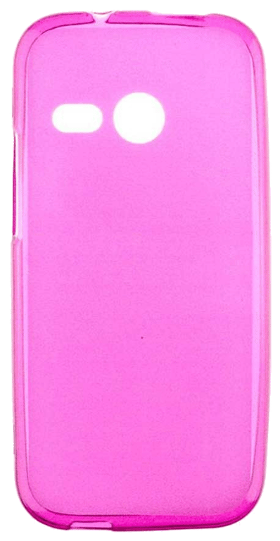 Coque silicone unie compatible Givré Rose HTC One Mini 2
