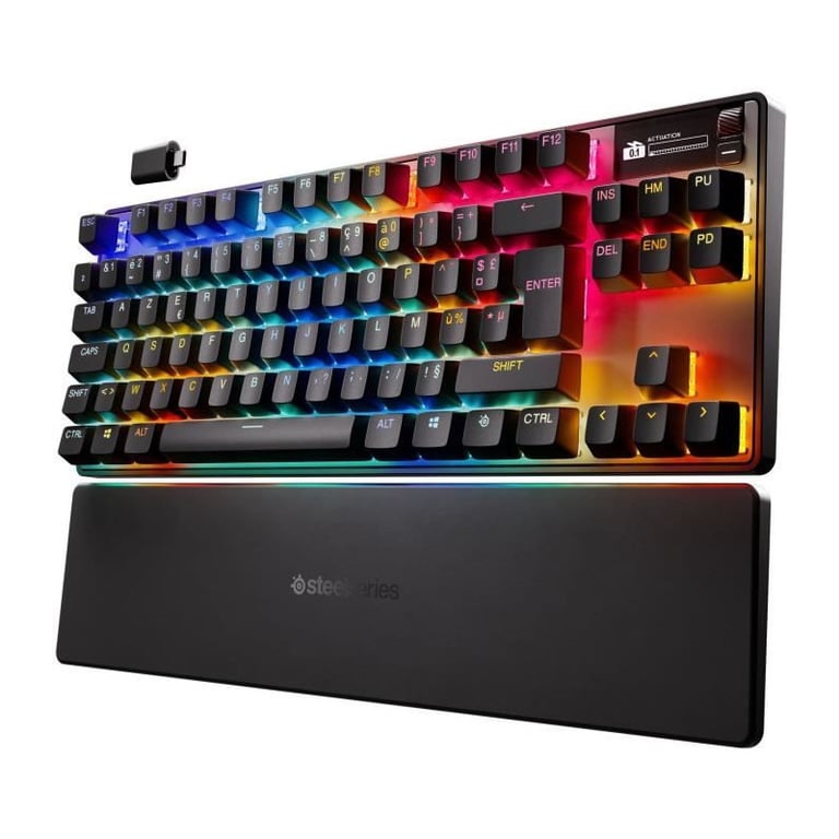 Clavier gamer mécanique sans fil - APEX PRO TKL GEN 3 - Noir - Neuf