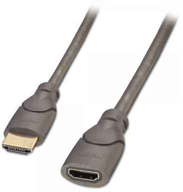Lindy 0.5m HDMI M/F câble HDMI 0,5 m HDMI Type A (Standard) Noir - Neuf