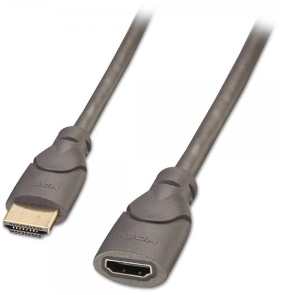Lindy 0.5m HDMI M/F câble HDMI 0,5 m HDMI Type A (Standard)