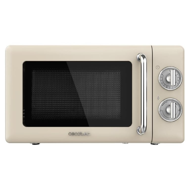 CECOTEC 01704 - Micro-ondes 20 L ProClean 3010 Retro Beige - Neuf