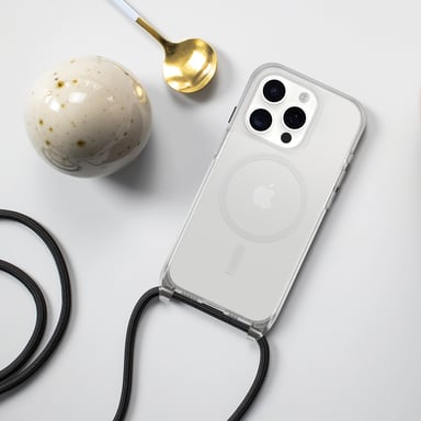 OtterBox React Series Necklace MagSafe pour iPhone 15 Pro, transparente - produits livrés sans emballage Apple (brand) iPhone 15 Pro