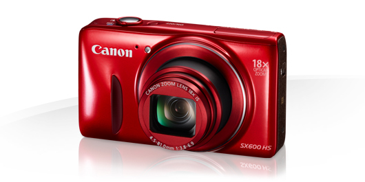 Canon Powershot Sx600 Hs 1/2.3 Appareil-Photo Compact 16 Mp Cmos 4608 X 3456 Pixels Rouge - Bon État