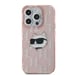 Custodia Karl Lagerfeld per iPhone 15 Pro 6.1'' rosa Custodia rigida IML Choupette Head & Monogram