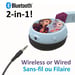 Lexibook HPBT010FZ auricular y casco Auriculares Inalámbrico y alámbrico Diadema Música Bluetooth Multicolor