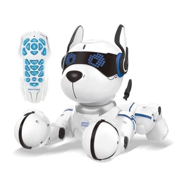 Power Puppy - Mi perro robot programable, táctil y con mando a distancia - LEXIBOOK