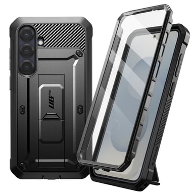 Supcase Carcasa para Samsung Galaxy S25 Caballete antichoque Negro