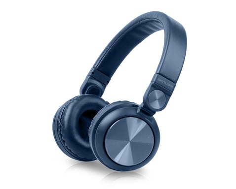 Muse M-276BTB écouteur/casque Avec fil &sans fil Arceau Appels/Musique Bluetooth Bleu