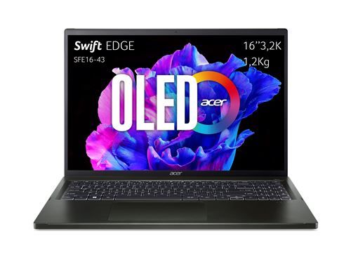 Acer Swift Edge 16 Portátil SFE16-43-R168 16 AMD Ryzen 7 16 GB RAM 1 TB SSD Negro Oliva