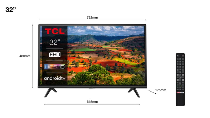 TCL 32ES570F TV 81,3 cm (32'') Full HD Smart TV Wifi Noir