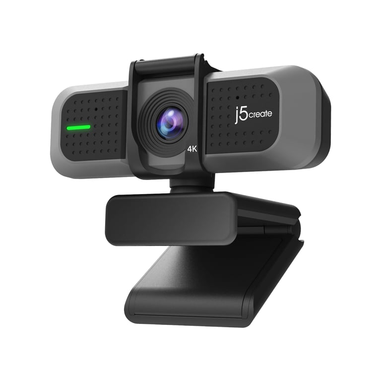 Webcam J5CREATE JVU430-N – 4K Ultra HD, 8MP, Microphones Intégrés