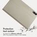 Accezz Coque tablette Classic pour Samsung Galaxy Tab S11 Ultra - Greige