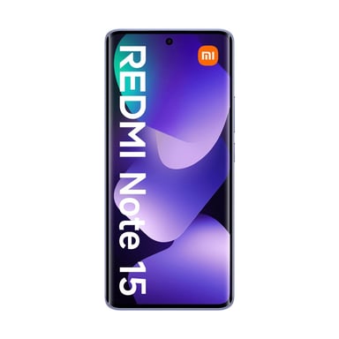 Xiaomi Redmi Note 15 4G 256 GB Lila - Cámara 108 MP, Pantalla AMOLED 6,77'' 120 Hz, Batería 6000 mAh, Android 15