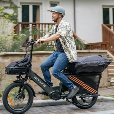 Bicicleta Eléctrica Engwe LE20 EU - Neumáticos De 20 Pulgadas Motor 250W Batería Doble 48V38.4AH Frenos Hidráulicos - Azul