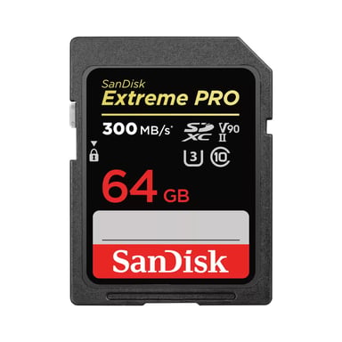 SanDisk Extreme PRO 64 Go SDXC UHS-II Classe 10