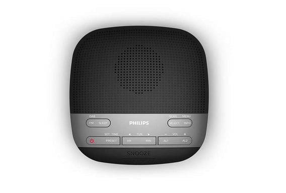 Philips TAR3505/12 Radio portable Horloge Numérique Noir, Gris - Neuf Blanc - vue 2
