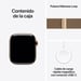 Apple Watch Series 11 GPS + Cellular 42mm Boitier en Titane Or avec Boucle Milanaise Or