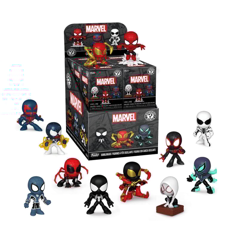 Funko Mystery Mini: Spider Man Comics 1 of 12 to Collect Styles Vary Marvel Comics Mini Figurine en Vinyle à Collectionner Idée de Cadeau Produits Officiels Comic Books Fans