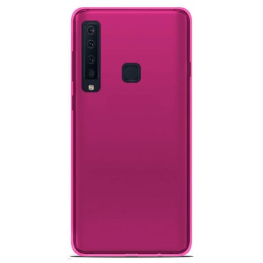 Coque silicone unie compatible Givré Rose Samsung Galaxy A9 2018